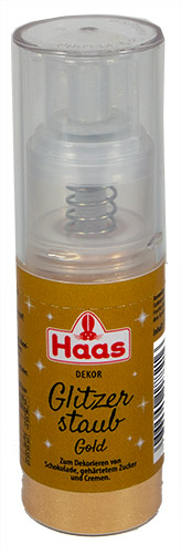 PEZ - Haas Food Products - Decor - Glitzerstaub - Gold