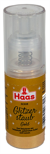 PEZ - Haas Food Products - Decor - Glitzerstaub - Gold