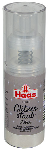 PEZ - Haas Food Products - Decor - Glitzerstaub - Silber