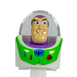 PEZ - Toy Story - Toy Story 4 - Buzz Lightyear - white painted teeth, pink skin