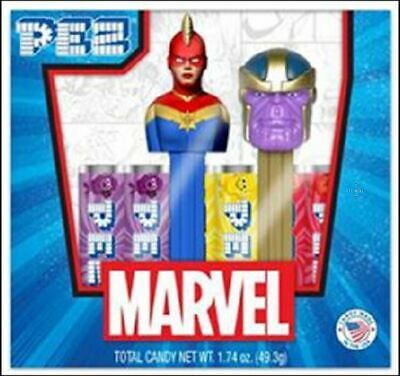 PEZ - Avengers Endgame - Marvel - Twin Pack Captain Marvel & Thanos - US Release