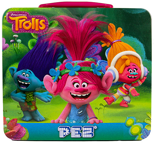 PEZ - Dreamworks Movies - Trolls - Tin Poppy, Branch & Dj Suki