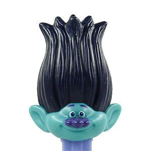 PEZ - Trolls - Branch - Dark Purple, thin eyebrowse