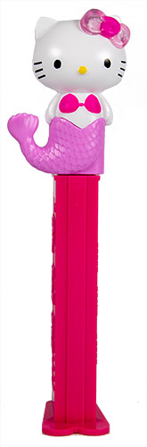 PEZ - Little Mermaid - Hello Kitty Mermaid - Full Body Pink