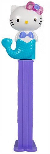 PEZ - Little Mermaid - Hello Kitty Mermaid - Full Body Blue