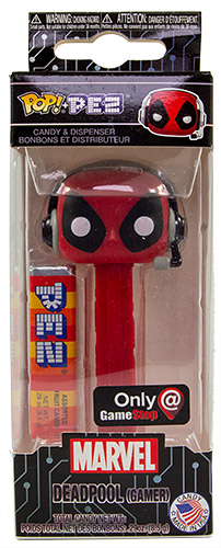 PEZ - Marvel - Deadpool - GameStop - Deadpool (Gamer) - Red