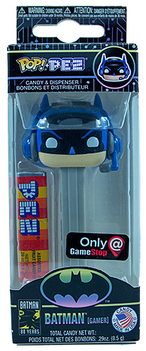 PEZ - DC Comics - GameStop - Batman (Gamer) - Blue