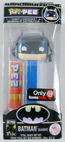 PEZ - DC Comics - GameStop - Batman (Gamer) - Grey