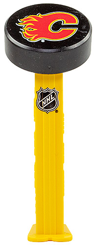 PEZ - Sports Promos - NHL - Pucks - Calgary Flames