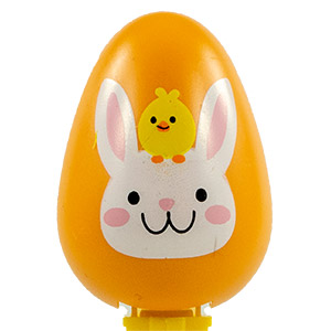 PEZ - Easter - Egg - Chicken on bunny