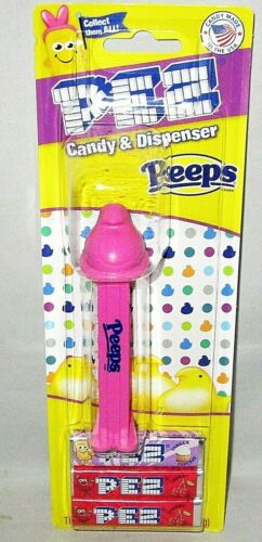 PEZ - Easter - Peeps - Yellow, blank stem