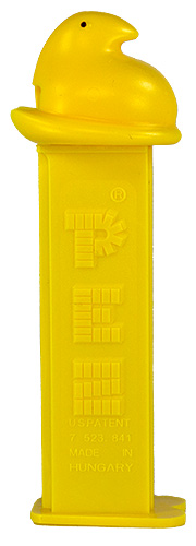 PEZ - Easter - Peeps - Yellow, blank stem