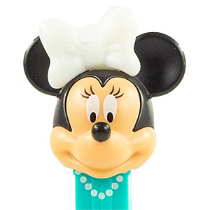 PEZ - Disney Classic - Minnie Mouse - white off bow - F/K