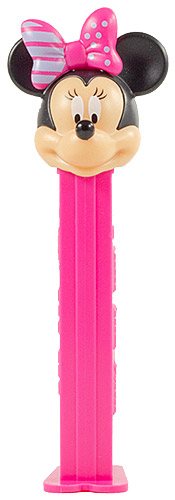 PEZ - Disney Classic - Minnie Mouse - striped and dotted off bow - F/K