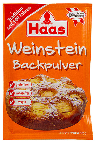 PEZ - Haas Food Products - Baking - Weinstein Backpulver - 16g