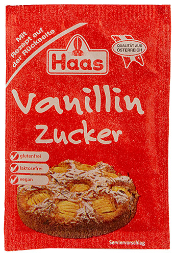 PEZ - Haas Food Products - Baking - Vanillinzucker - 8g