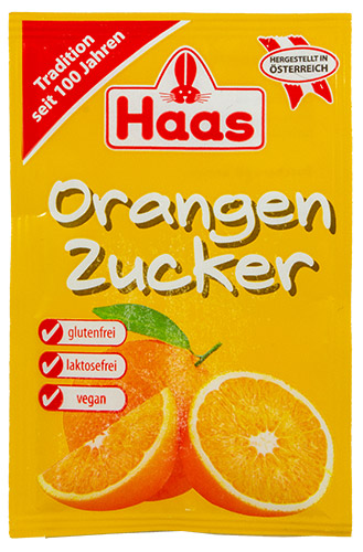 PEZ - Haas Food Products - Baking - Orangen Zucker - 8g