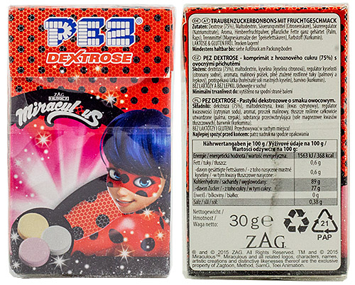 PEZ - Dextrose Packs - Miraculous