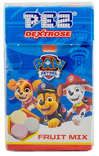 PEZ - Dextrose Packs - Paw Patrol - Group with station