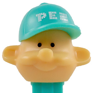 PEZ - Visitor Center - PEZ Boy - Aqua cap