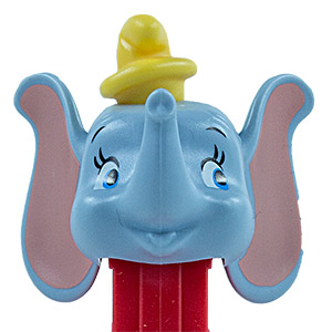 PEZ - Disney Classic - Dumbo - Grey Head, Yellow Hat - B