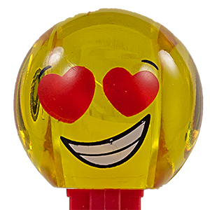 PEZ - Funky Faces - Emoji - 2021 Euro - Love Crystal