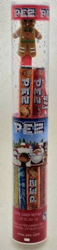 PEZ - Christmas - Gingerbread Man - smiling, no play code