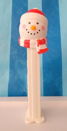 PEZ - Christmas - Snowman - beenie and scarf, with play code - F