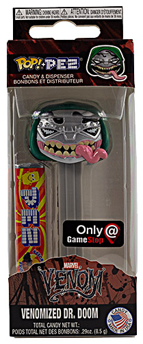 PEZ - Venom - GameStop - Venomized Dr. Doom - Light grey hoodie