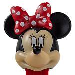 PEZ - Minnie Mouse F/K red off bow white polka dots