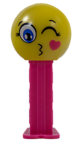 PEZ - Emoji - Valentines Party - Kissing Open Eye - Mini