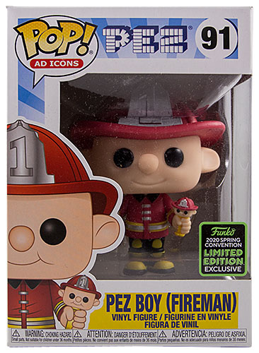 PEZ - Funko POP! - Emerald City Comic Con Exclusive - PEZ Fireman