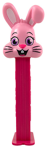 PEZ - Easter - Bunny - Pink, Open Mouth - G