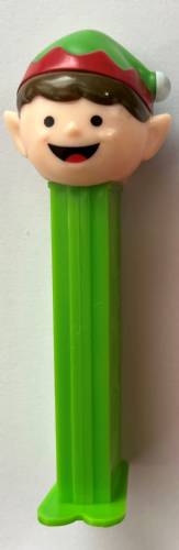 PEZ - Christmas - Elf - Red/Green/White cap - C