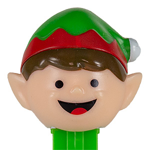 PEZ - Christmas - Elf - Red/Green/White cap - C