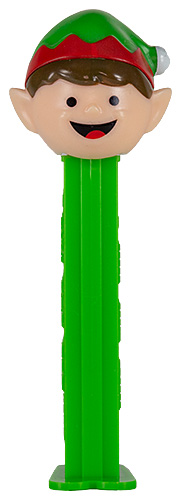 PEZ - Christmas - Elf - Red/Green/White cap - C