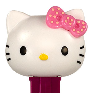 PEZ - Hello Kitty Puppy - bow with with dots