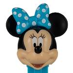 PEZ - Minnie Mouse F/K blue off bow white polka dots