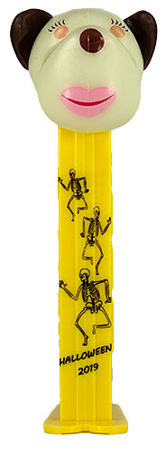 PEZ - AWL / SOS - Halloween 2019 - Barkina - White GITD Head