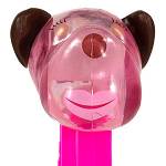 PEZ - Barkina Crystal Pink Head, Black Ears on easter rabbit Happy Easter 2019