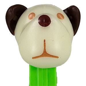 PEZ - AWL / SOS - New Year 2020 - Barky Brown - White GITD Head