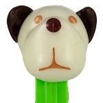 PEZ - Barky Brown  White GITD Head on Happy New Year 2020