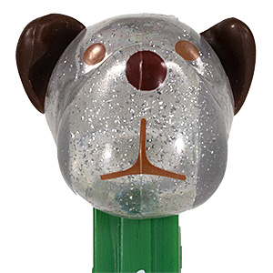 PEZ - AWL / SOS - Christmas 2019 - Barky Brown - Crystal Glitter Head