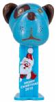 PEZ - Barkina Mini  Light Blue Glitter Head on Merry Christmas 2018