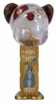 PEZ - Barky Brown Mini  Crystal Clear Head on Happy Easter 2020