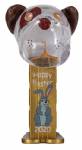 PEZ - Barky Brown Mini Crystal Clear Head on Happy Easter 2020