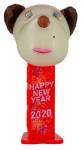 PEZ - Barkina Mini  GITD White Head on Happy New Year 2020