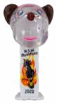 PEZ - Barkina Mini Crystal Clear Head Black Cockatoo on N.S.W. Bushfires 2020 Black Cockatoo