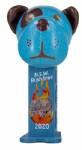 PEZ - Barkina Mini Blue Glitter Head Wombat on N.S.W. Bushfires 2020 Wombat