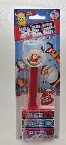 PEZ - Christmas - Ball Crystal Glitter Santa - Sled